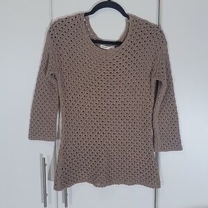 OLD NAVY Loose Knit 3/4 Sleeve  Pullover Top - Small